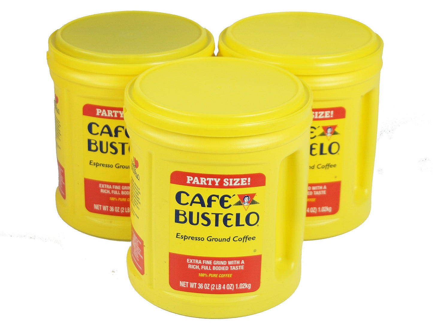 Café Bustelo Espresso Dark Roast Ground Coffee, 36 Ounce (Pack Of 3)