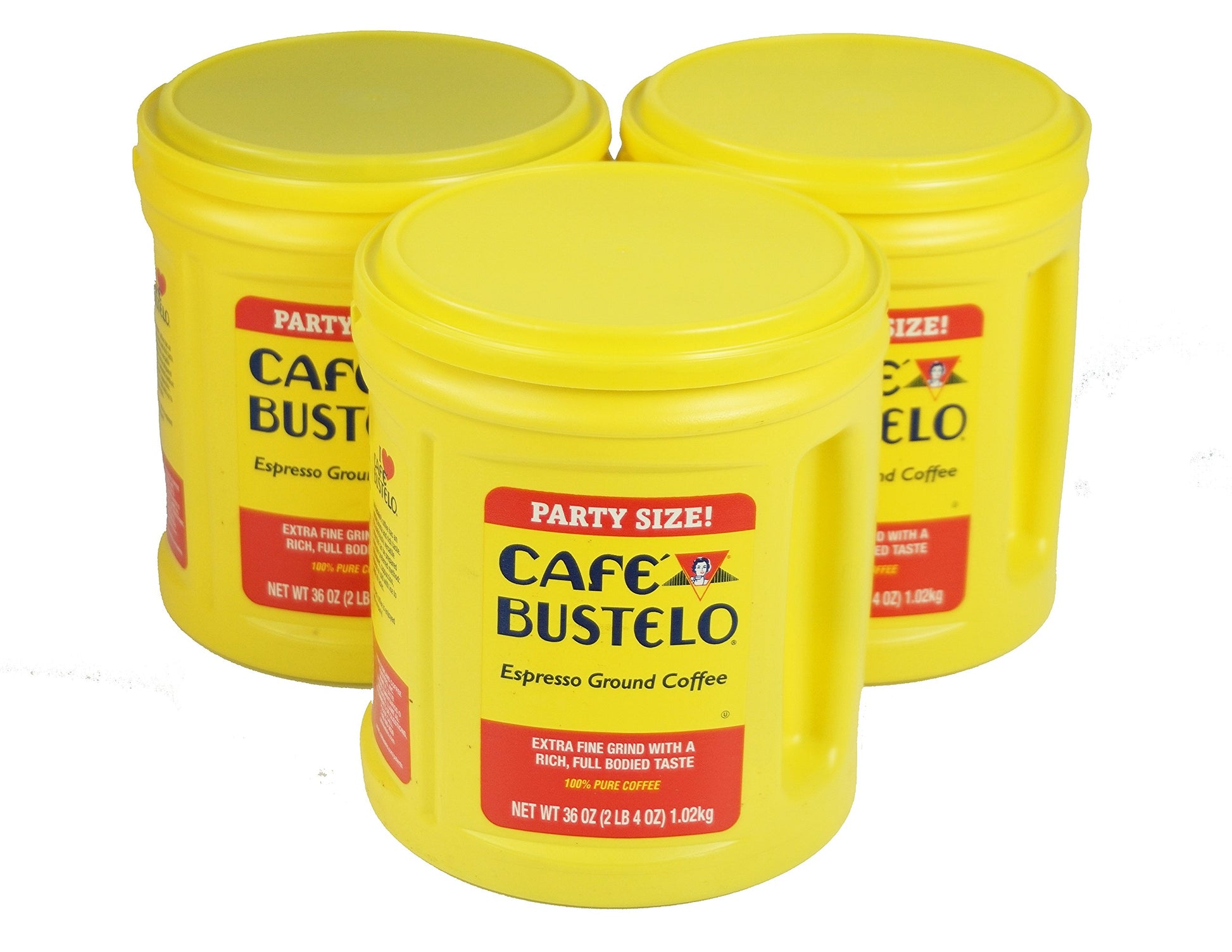 Café Bustelo Espresso Dark Roast Ground Coffee, 36 Ounce (Pack Of 3)
