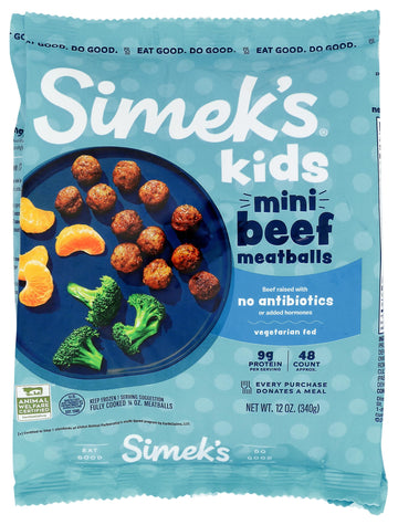 SimekS Mini Beef Meatballs, 12 Oz