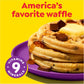 Eggo Frozen Waffles, Frozen Breakfast, Breakfast Food, Chocolatey Chip, 12.3oz Box (10 Waffles)