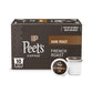 Peets Coffee Dark Roast K-Cup Pods - French Roast, 10 Count, Model 0785357024724
