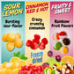 Generic Freeze Dried Candy Variety Pack – 10oz – Rainbow Krunchies, Sour Lemon Ballz, Cinnamon Hotties – Multicolor