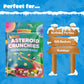 Sour Freeze Dried Skittles - Muncheeze Gourmet Sour Freeze Dried Candy Skittles (4 Oz), Assorted Fruity Flavors (Sour Rainbow)
