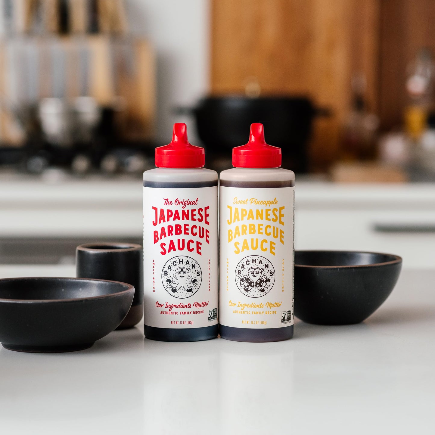 Bachan'S Japanese Barbecue Sauce 2 Pack - 1 Original, 1 Sweet Pineapple - Bbq Sauce For Wings, Chicken, Beef, Pork, Seafood, Noo