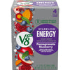 V8 +Energy Sparkling Pomegranate Blueberry Juice Energy Drink  11.5 fl oz Can (4 Pack)