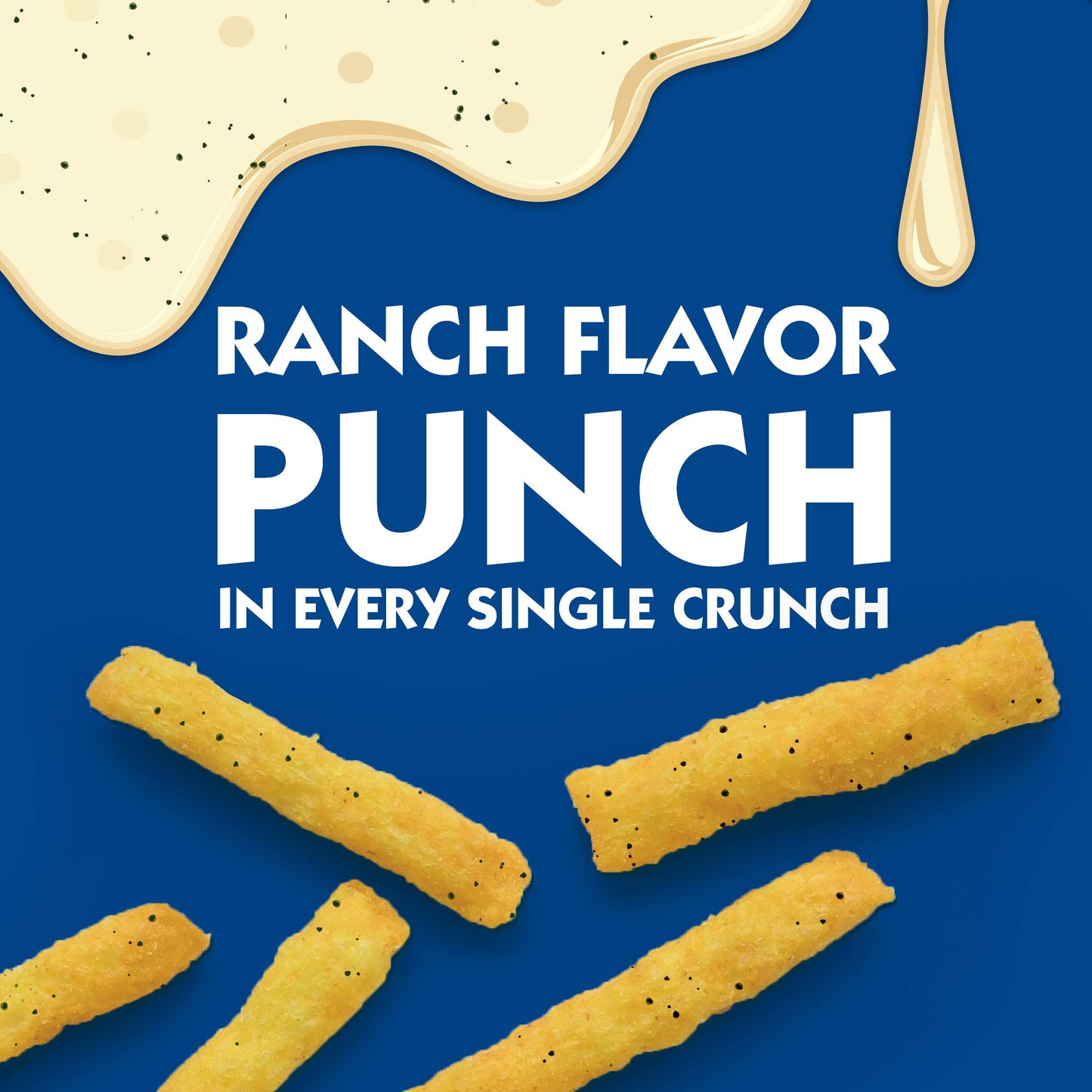 Andy Capp'S Ranch Fries Snacks, 3-Oz Bag (Pack Of 12)