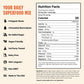 Superoot Natural Ginger Shot + Superfood Drink Mix - Immunity, Hydration & Wellness + Vitamin C Blend - Powder Juice Mix For Det
