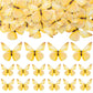 Gyufise 72Pcs Edible Cupcake Toppers - Wafer Paper Butterfly Cupcake Picks For Baby Shower & Kids Birthday Party Cake Supplies -