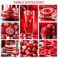 Cherrysea Luster Dust Edible Shimmer Powder - Food Coloring for Cakes, Cookies, and Drinks - 15g Bottle - 5-Red