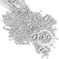 Cobakey Bright Silver Sprinkles For Cake Decorations 3.52 Ounce Silver Metallic Pearl Sugar Sprinkles For Cupcake Toppers Weddin