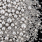 Silver Sprinkles for Cake Decorating, 130g/4.6oz Edible Silver Pearl Sprinkles, Candy Baking Decorations, Ice Cream Toppings and