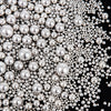 Silver Sprinkles for Cake Decorating, 130g/4.6oz Edible Silver Pearl Sprinkles, Candy Baking Decorations, Ice Cream Toppings and
