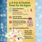 30 Count Christmas Marshmallow Gift Pack, Soft & Fluffy Vanilla Marshmallows, Festive Holiday  , Cute Snowman Packaging, Perfect For Gifting, Hot Chocolate, & Stocking Stuffers, 4.5 Oz 30 Count