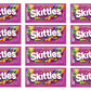 Skittles - Original, Wild Berry, Tropical, Smoothies, Sour, Brightside, All Lime - Full Size, Bite Size Candy, Individual Packs - Great For Holidays, Parties, Gifts & More ! (Wild Berry - 2.17 Ounce, 12 Count)