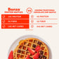 Banza Chocolate Chip Waffles, Frozen Waffles from Chickpeas - High Protein, Gluten Free, Lower Carb Toaster Waffles, 8oz