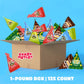 Popping Rock Candy Assortment - 1 Pound Box (About 125 Count) - Assorted Fruit Flavors