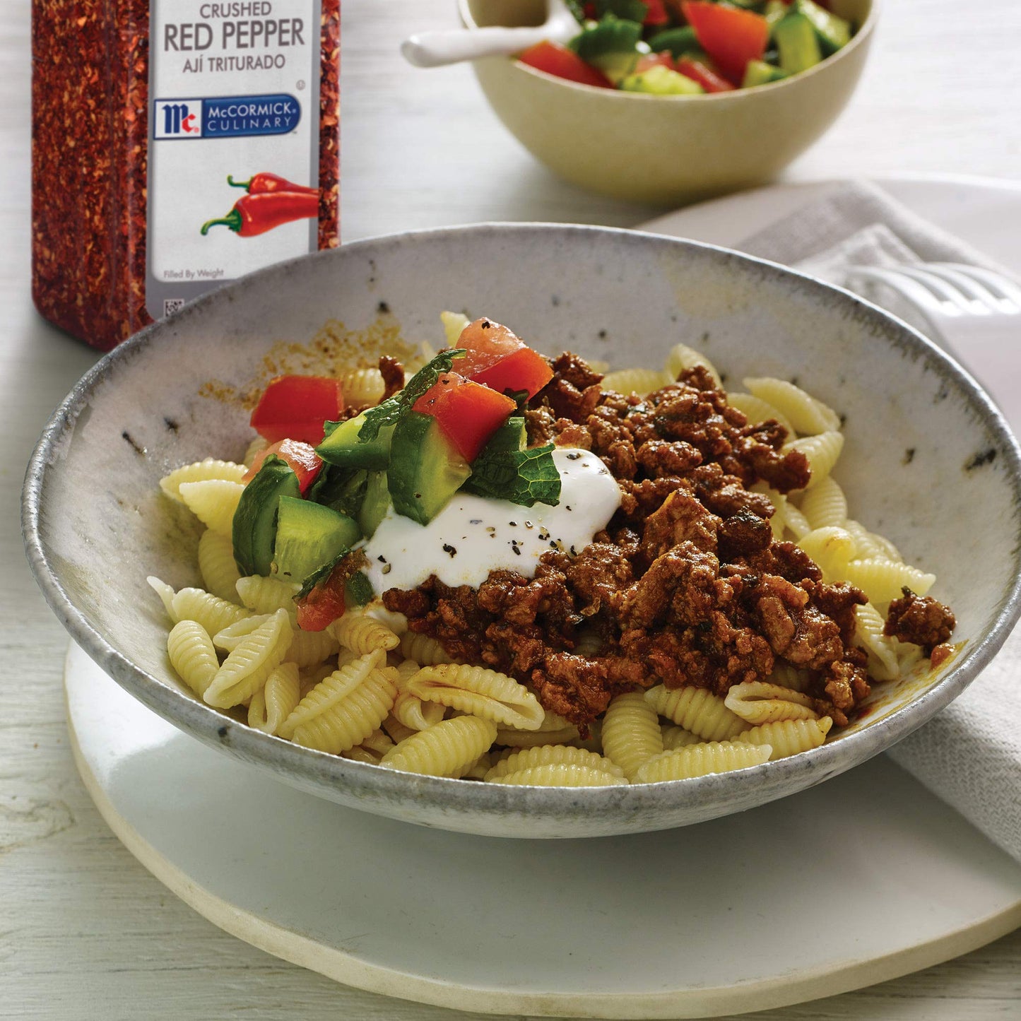 McCormick Culinary Crushed Red Pepper Flakes, 13 oz - Perfect for Pizza, Beef, Pork, and Flatbreads