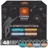 Copper Moon Coffee Pods for Keurig - Light/Medium Roast Flavored Variety Pack, 48 Count (Pack of 4)