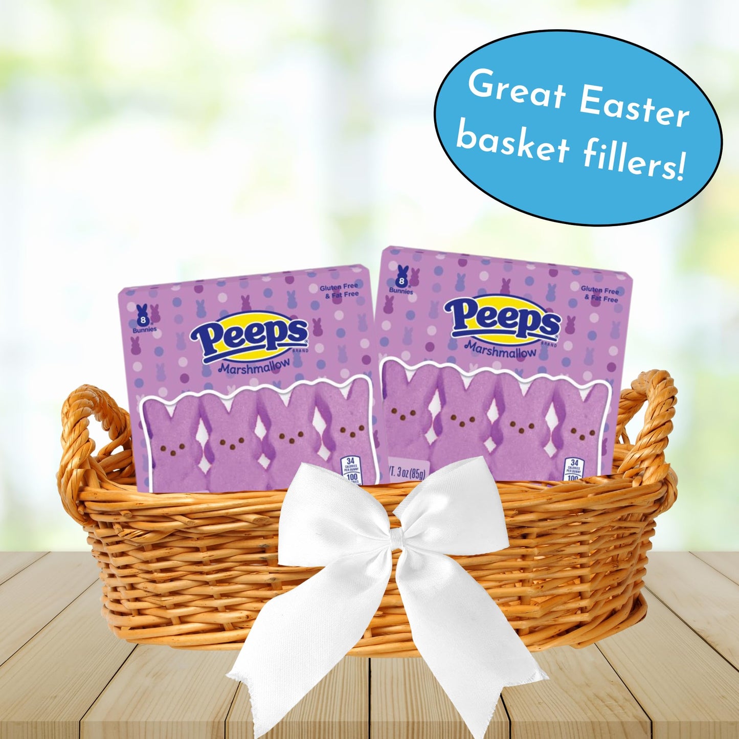 Needzo Purple Easter Bunny Marshmallow Candy, 3 Ounce (Pack Of 2)