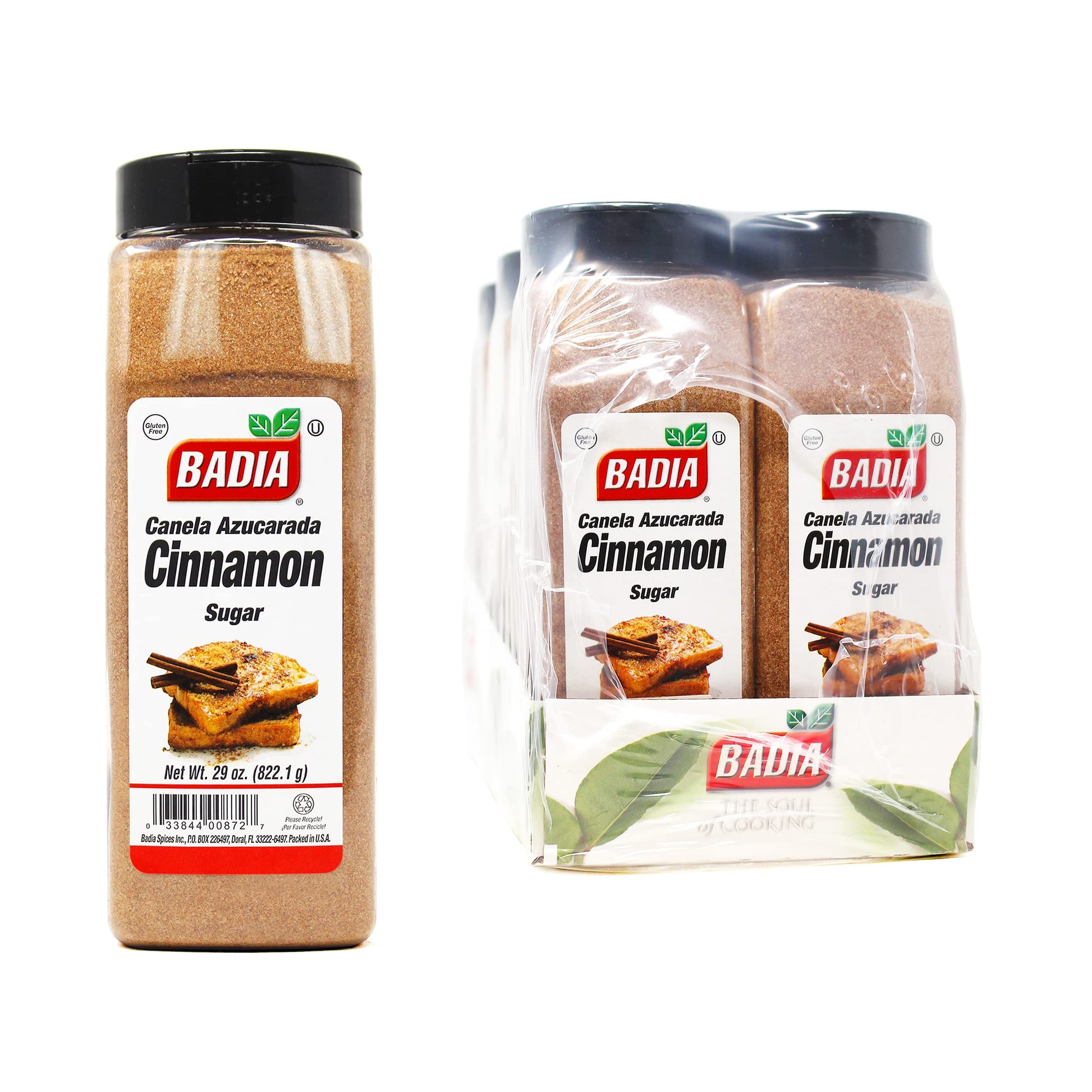 Badia Cinnamon Sugar, 29 Ounce (Pack of 6)