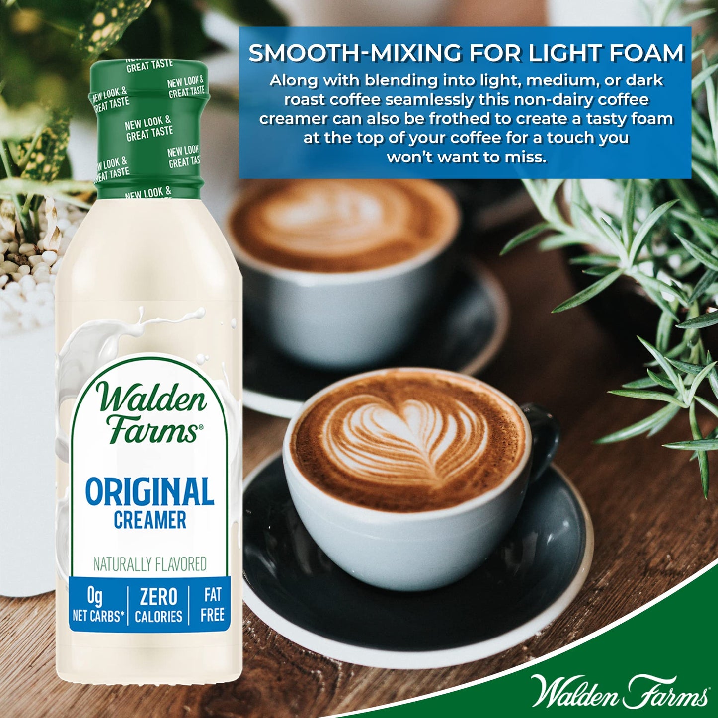 Walden Farms Creamers (12 Fl Oz (Pack Of 2), Original Coffee)