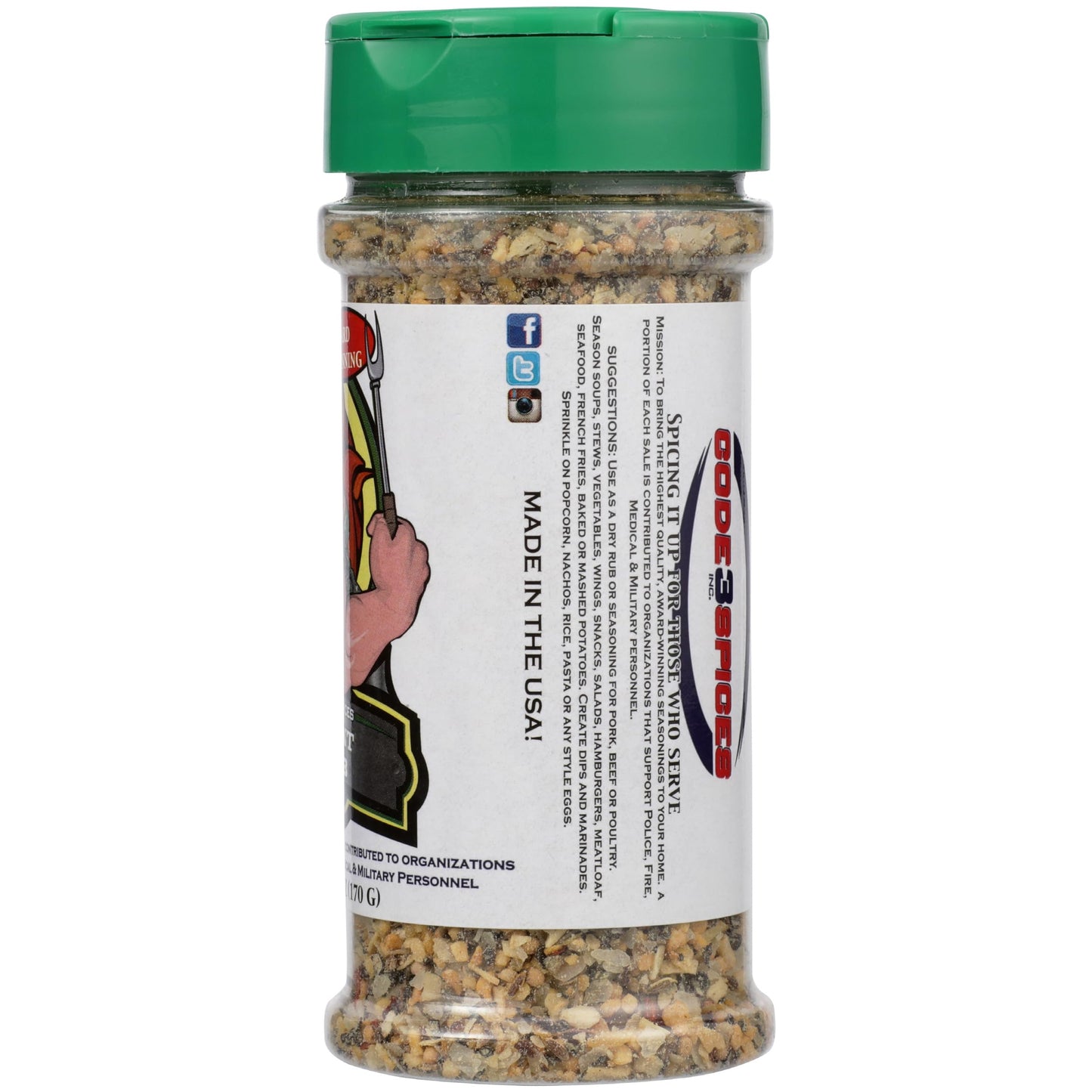 Code 3 Spices Grunt Rub, 6 Oz