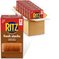 RITZ Fresh Stacks Whole Wheat Crackers, Bulk Travel Snacks, Holiday Crackers, 6 Boxes (48 Multi Snack Packs)