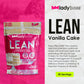LadyBoss Lean Protein Shake - Vanilla Cake Flavor, Meal Replacement with 18 Nutrients, 31 oz, 30 Servings