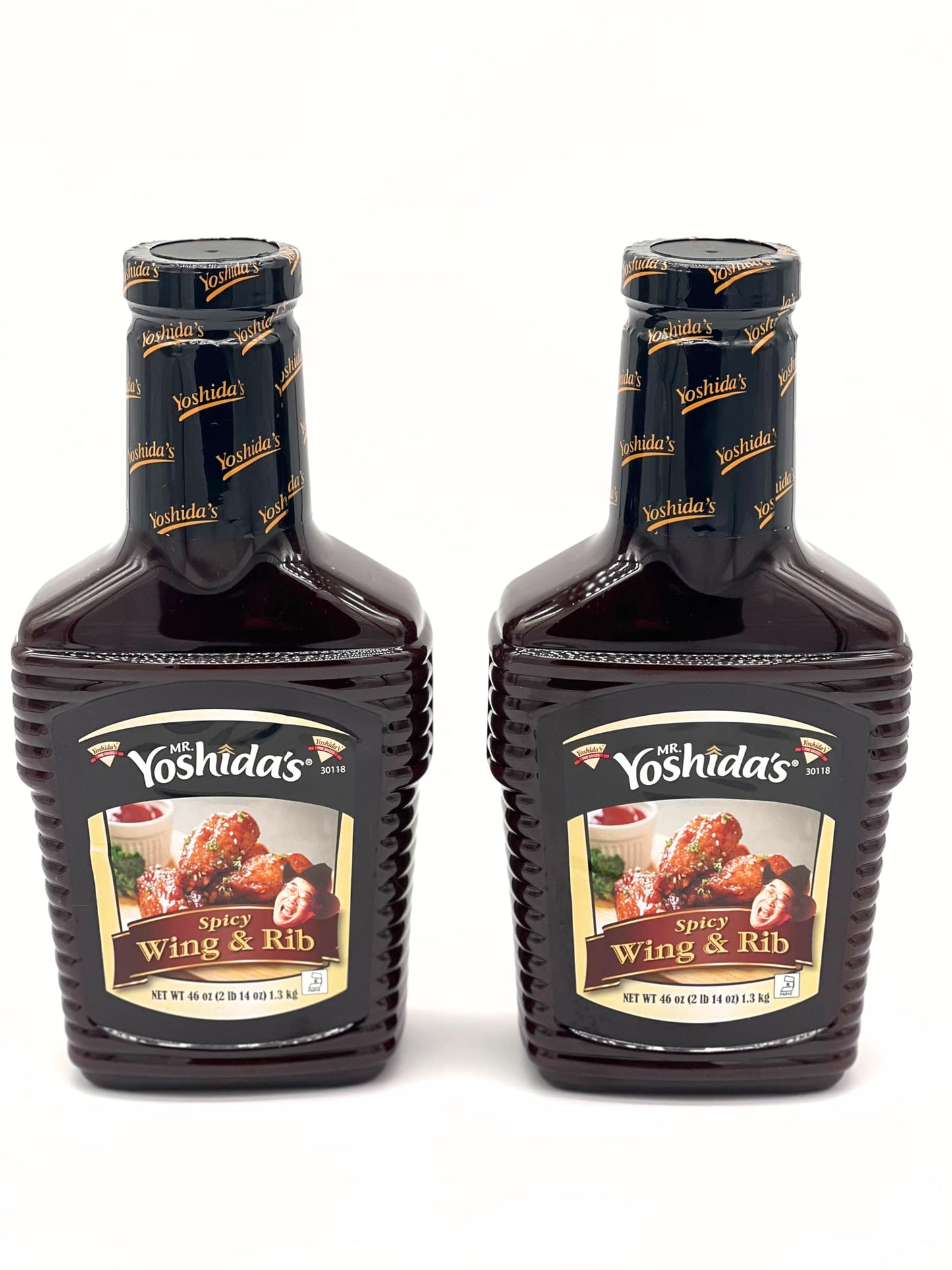 Mr. Yoshida's Spicy Wing & Rib Barbecue Marinade & Cooking Sauce, 2-46 oz Bottles