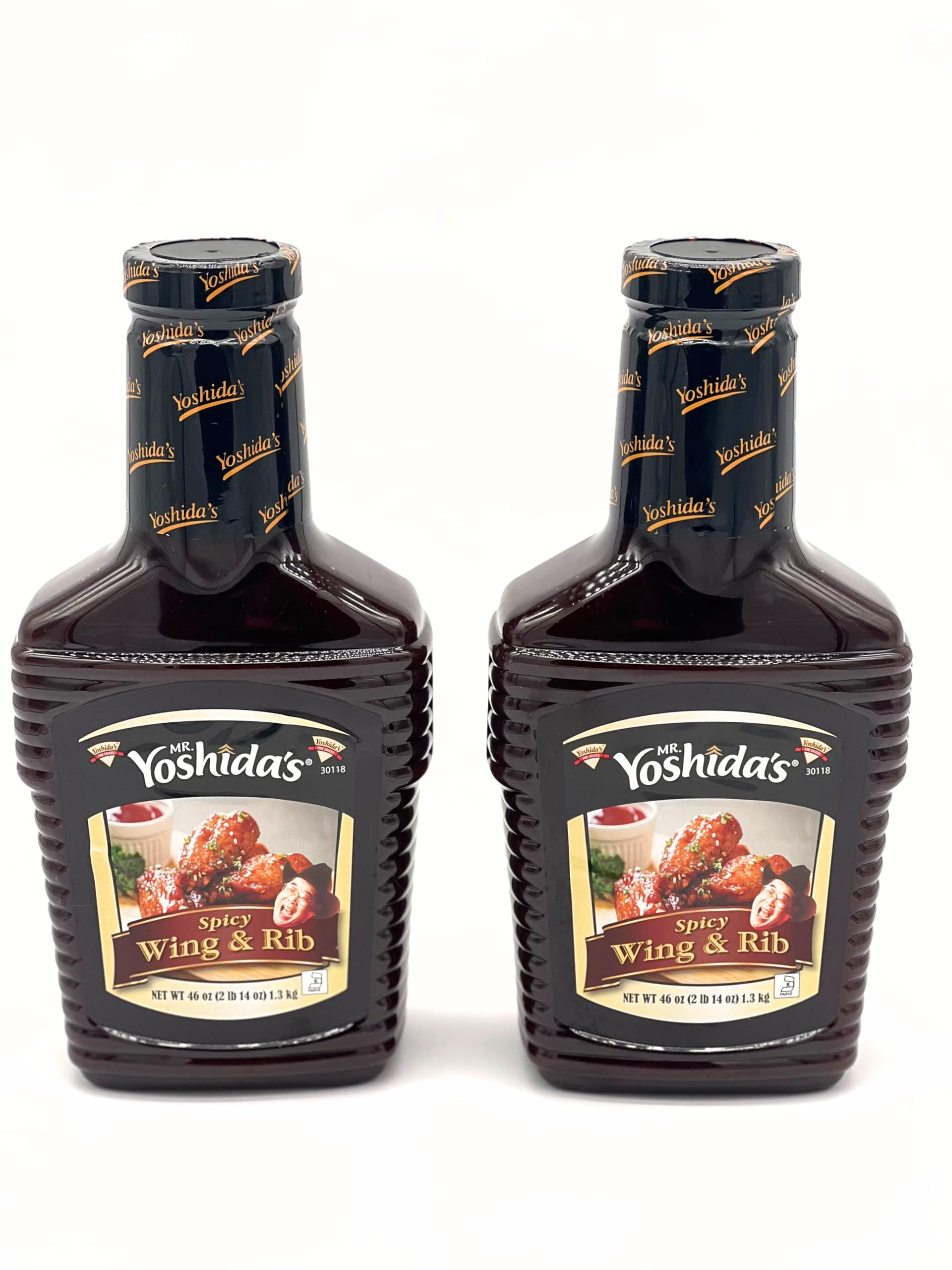 Mr. Yoshida's Spicy Wing & Rib Barbecue Marinade & Cooking Sauce, 2-46 oz Bottles