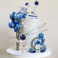 Astronaut Figurines Space Cake Toppers Blue Star Ball Cake Toppers For Space Theme Party Kids Birthday Party Baby Shower Supplie