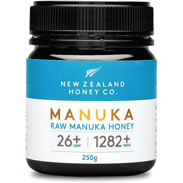 New Zealand Honey Co. Raw Manuka Honey Umf 26+ / Mgo 1282+ | 8.8Oz, Authentic Umf & Mgo Certified, Traceable Hive To Home