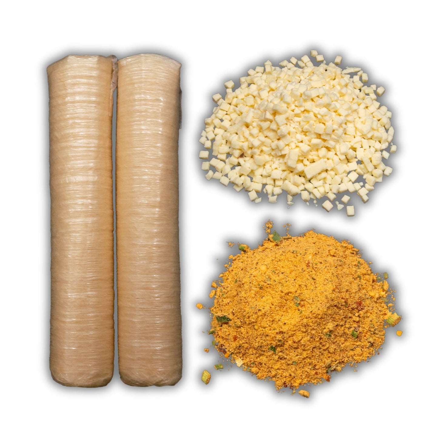 BEARDED BUTCHER BLEND SEASONING Smokin Ranchero Bratwurst DIY Kit - Includes Seasoning, Mozzarella Cheese, Collagen Casings for 25 lbs Meat