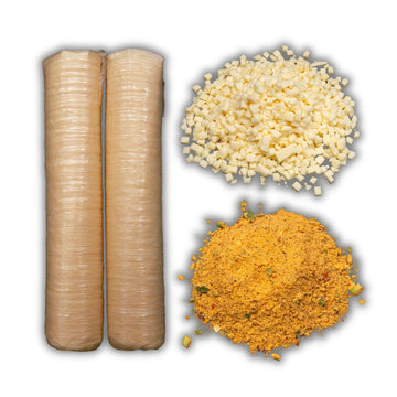 BEARDED BUTCHER BLEND SEASONING Smokin Ranchero Bratwurst DIY Kit - Includes Seasoning, Mozzarella Cheese, Collagen Casings for 25 lbs Meat