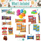 Easter Snack Box (106 Count) Filled With Candy, Treats And Bunny, Great Package For Family, Friends, Kids, Boys And Girls