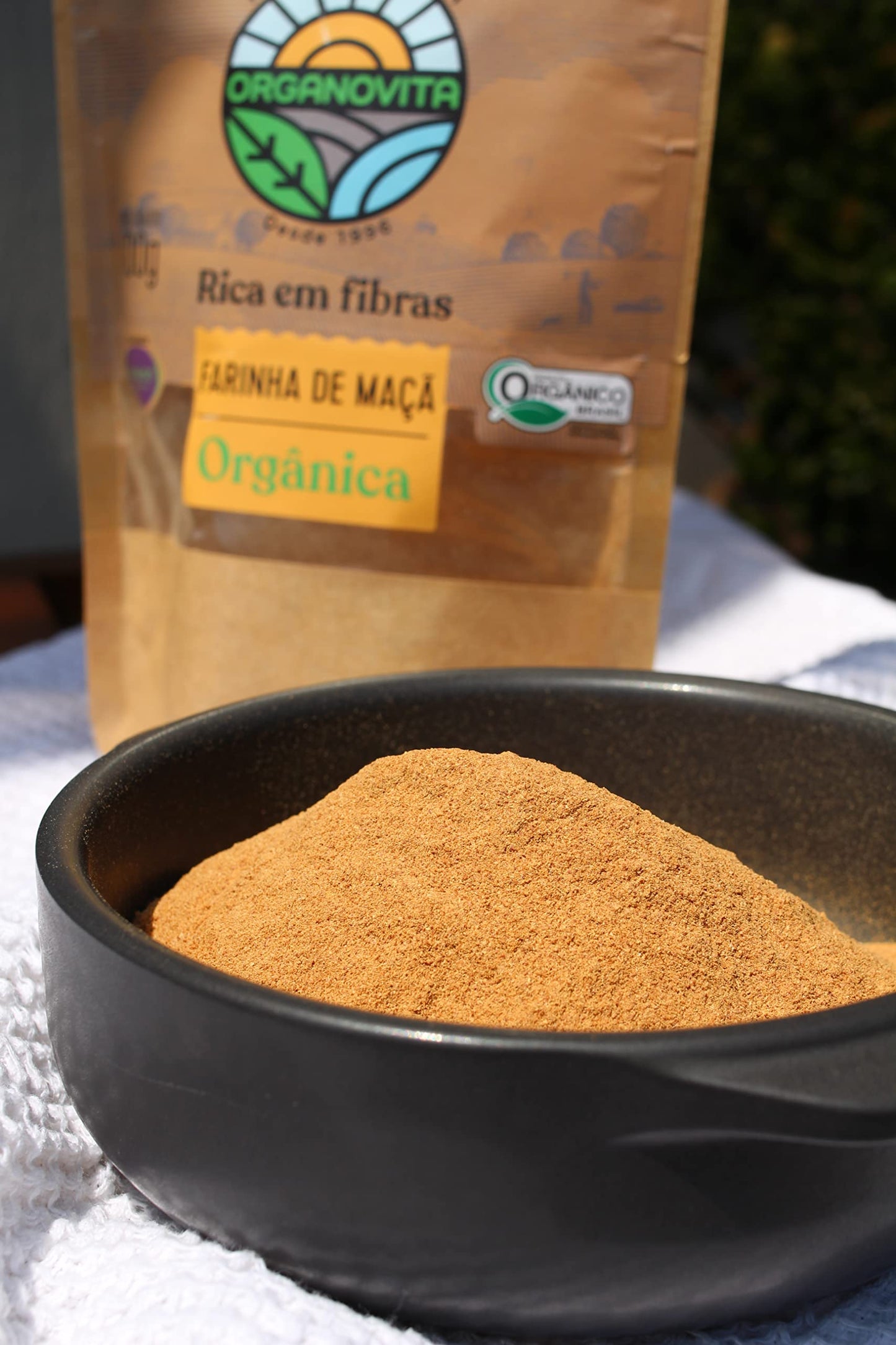 Organic Apple Powder - Blend In Smoothies, High Fiber Content, Made W/Cold-Pressed Natural Ingredients, Gluten-Free, All Purpose