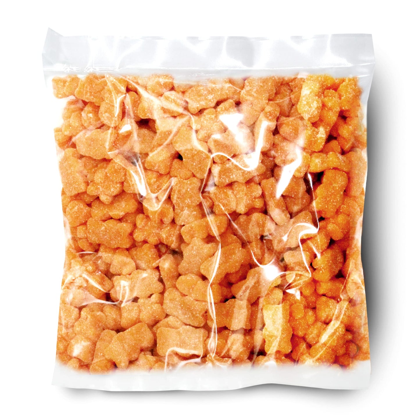 Orange Gummy Bears Sugared, 2.2 Pound Bag, Orange Candy Flavored, The Hampton Popcorn & Candy Company