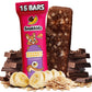 Snakkidz Organic Chewy Granola Bar, Allergen Free, Low Sugar, 15 Bars, Chunky Monkey, Brown