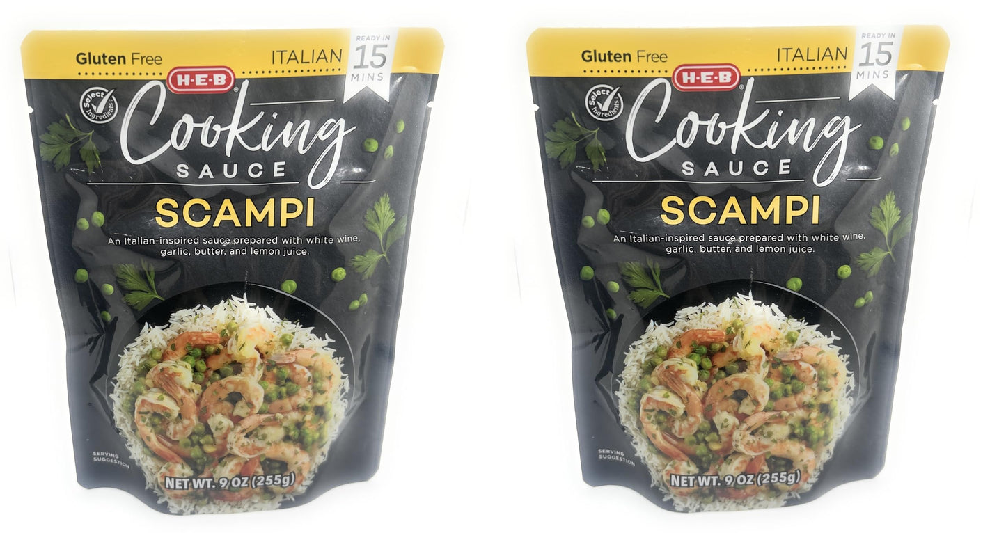 HEB Cooking Sauce Mixes - 2 packages (Scampi 9oz)