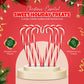 Christmas Candy Canes 12 Pack - Classic Red & White Peppermint Cane Sticks Individually Wrapped - Bulk Christmas Candy For Holiday  , Decorations, Stocking Stuffers & Gifts