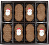 Philadelphia Candies Milk Chocolate Covered Nutter Butter Cookies  Christmas Santa Claus Net Wt 8 Oz