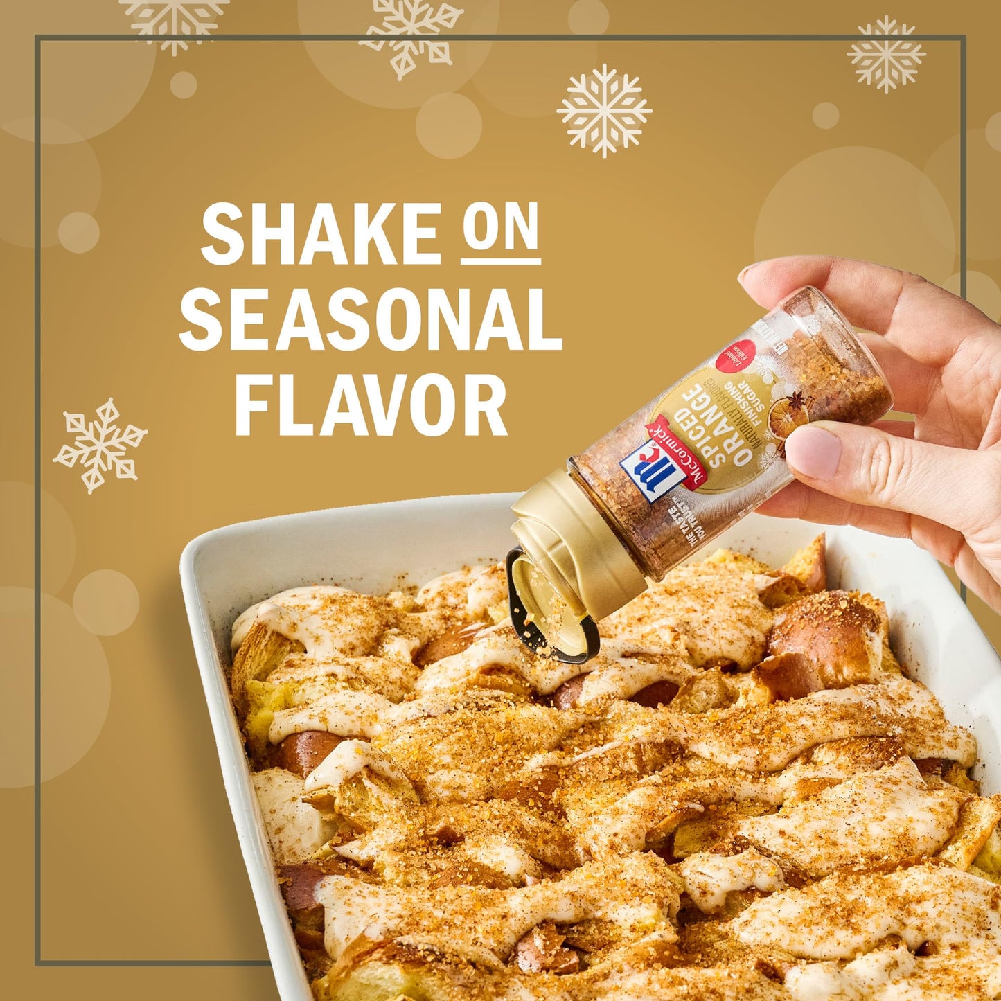 McCormick Finishing Sugar  Spiced Orange  Limited Edition  Bright Citrus Flavor with Warm Spices  For Muffins  Pie  Cocktails  Cider  Tea  and More  3.7 oz
