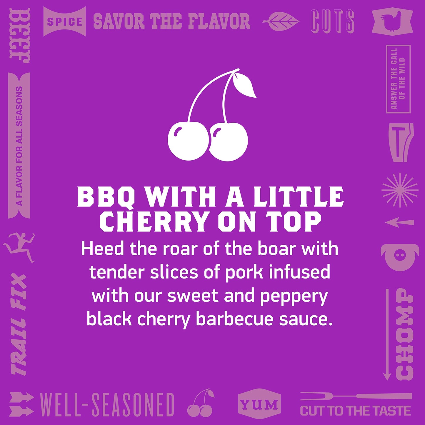 Krave Jerky Gourmet Pork Cuts, Black Cherry Barbeque, 2.7 Ounce (Pack Of 8)