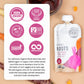 Serenity Kids 6+ Months Baby Food Pouches Usda Organic Veggie Puree - Bpa-Free - No Added Sugar Allergen-Free - Savory Sweet Potato & Carrot, Beet Baby Snacks - 3.5 Oz, 6 Pack