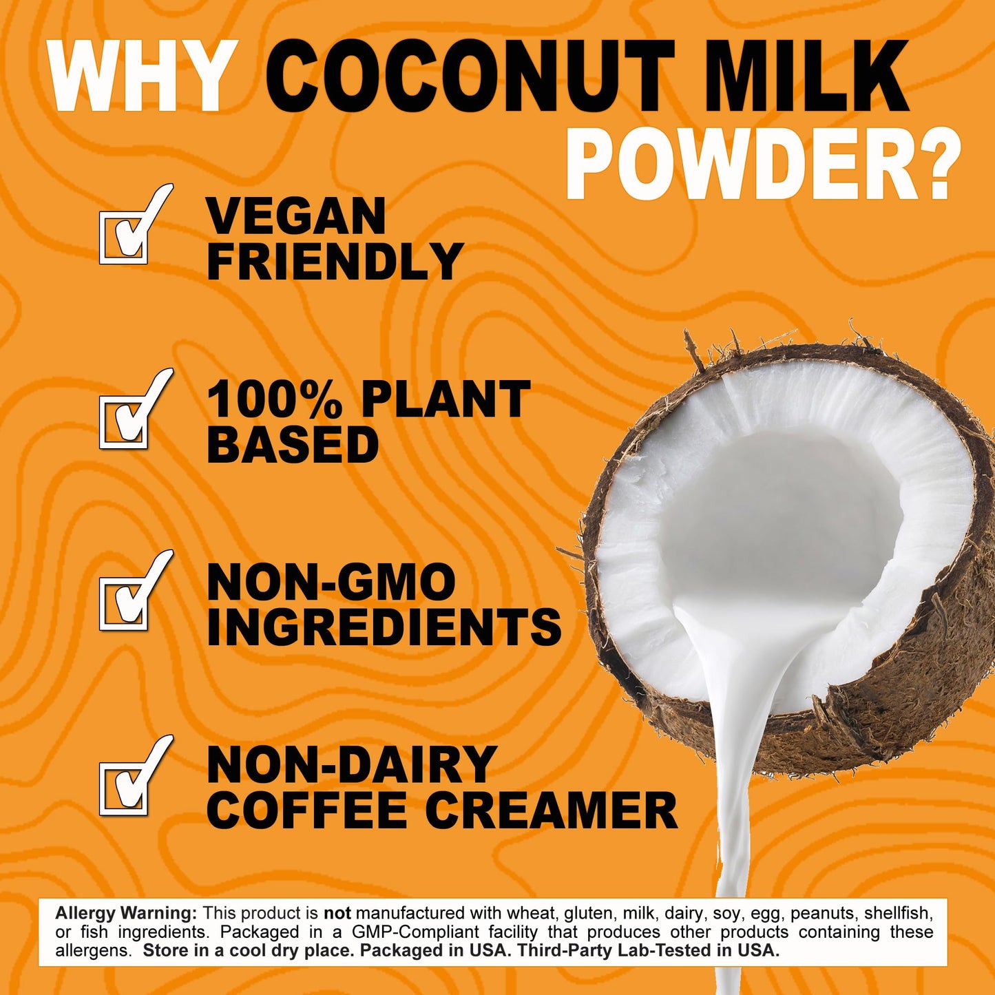 Its Just - Coconut Milk Powder, 24oz, Dairy-Free, Coconut Milk Beverage, Keto Friendly, MCTs, Two Ingredients, Non-GMO, Product