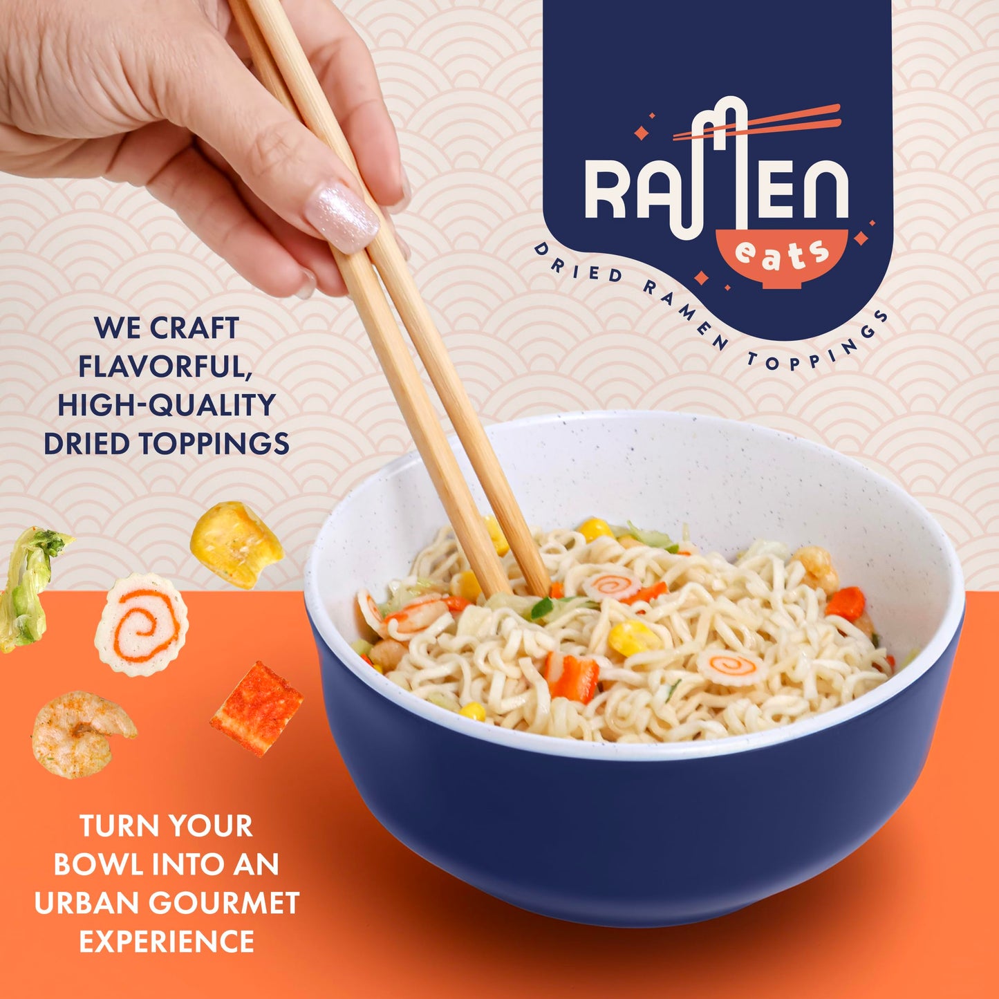 Ramen Eats Classic Seafood Mix With Dried Vegetables For Noodles (15Oz Seafood Mix)