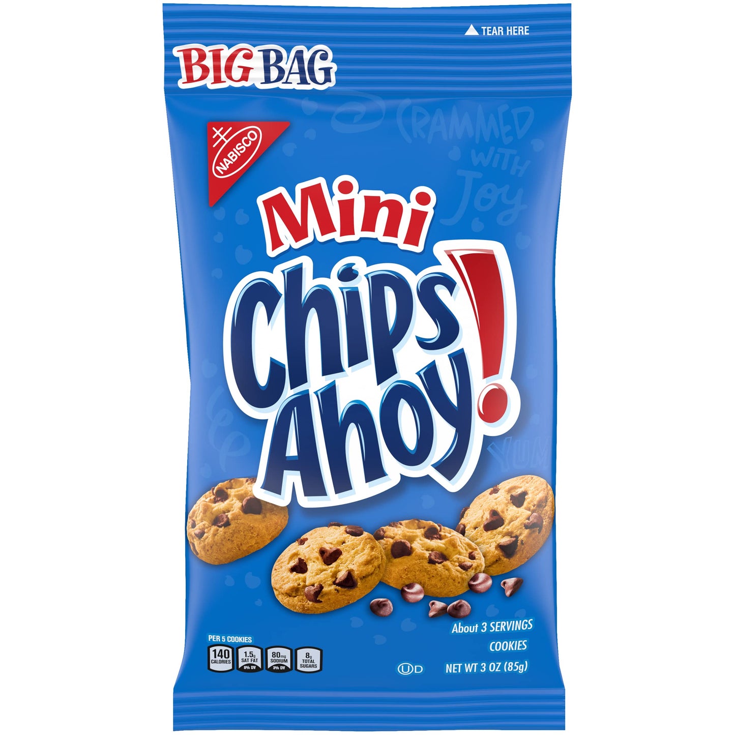 Chips Ahoy! Mini Original Chocolate Chip Cookies, 12 - 3 Oz Big Bags
