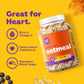 Yogabar No Added Sugar Oatmeal 1Kg - With Alphonso Mango, Chia Seeds And Real Fruits & Berries - Whole Breakfast Oatmeal Cereal