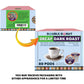 Double Donut Decaf Dark Roast Coffee Pods  Extra Bold Blend Coffee  Single Serve Coffee For Keurig K Cups Machines  Decaf Dark Roast Coffee in Recyclable Pods  80 Count
