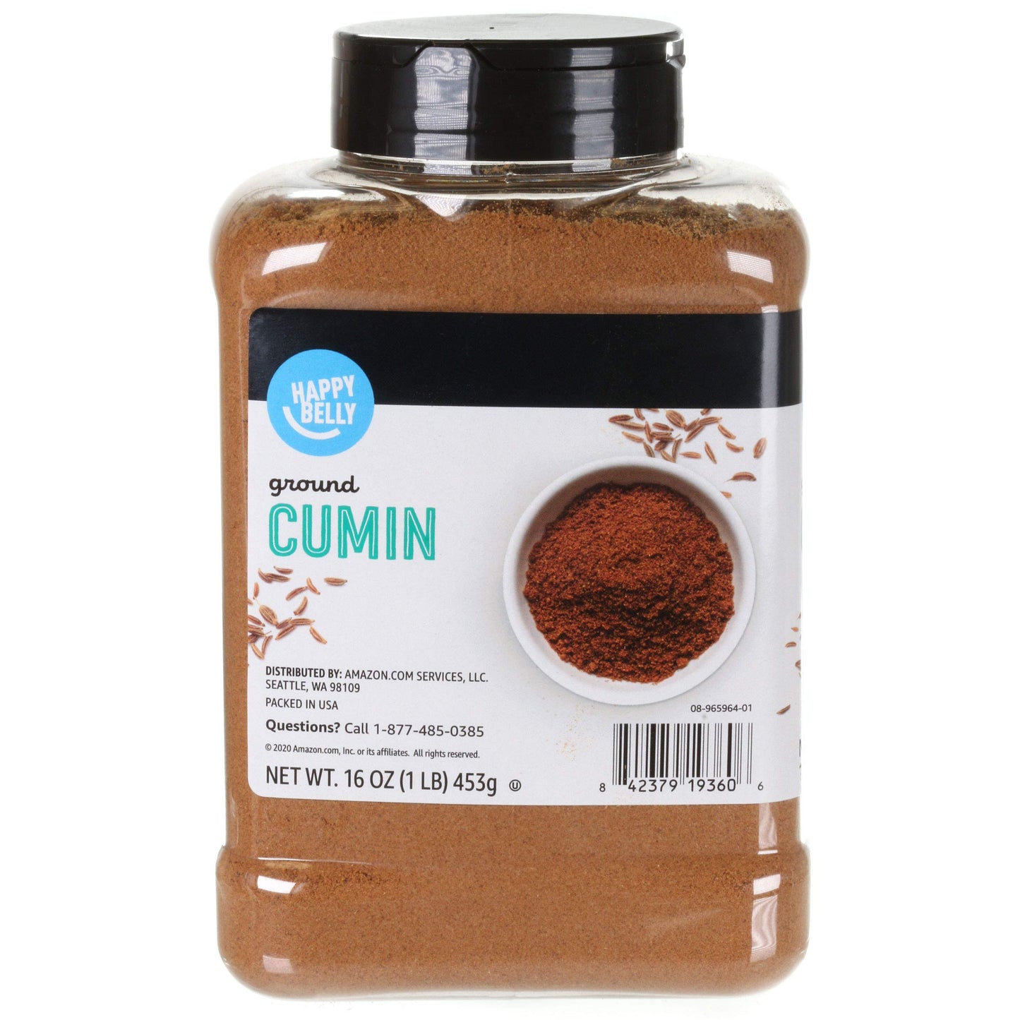 Amazon Grocery Ground Cumin, 16 Oz, Previously Happy Belly, Packaging May Vary